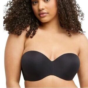 Maidenform Womens Size 40DD Strapless Lift‎ Underwire Bra Style SN0004 Black 691